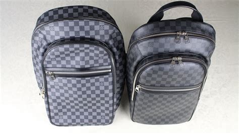 louis vuitton josh backpack real vs fake|louis vuitton canvas backpack.